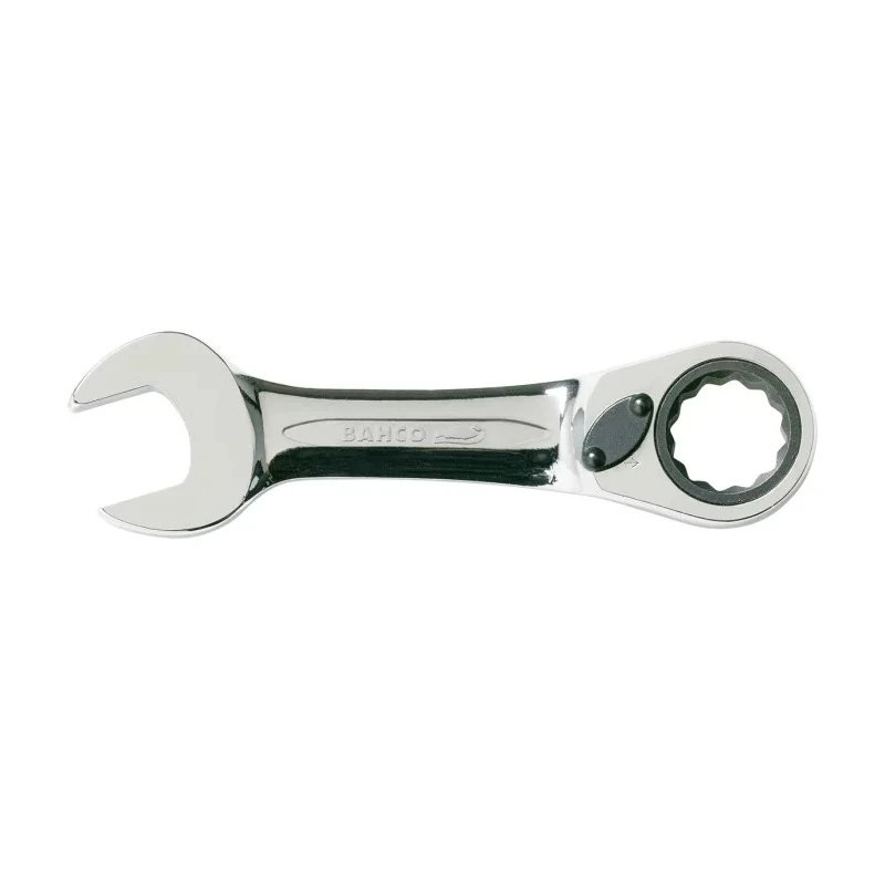 Bahco Ratchet Spanner 14 mm, 115 mm Overall Length Alloy Steel Chrome Finish 10RM-14