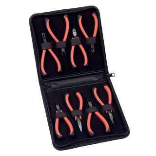 Bahco 8-Piece Plier Set with ERGO Thermoplastic Handles Professional Mechanical Cutters and Pliers 9733