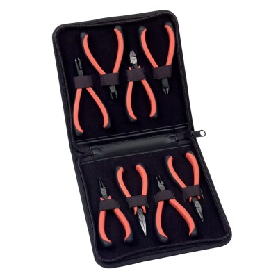 Bahco 8-Piece Plier Set with ERGO Thermoplastic Handles Professional Mechanical Cutters and Pliers 9733