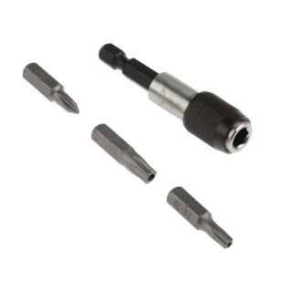 Bahco Slotted Pozidriv Torx Phillips Hex Driver Bit Set 31 Pieces Chrome Vanadium Steel 59S/31-3