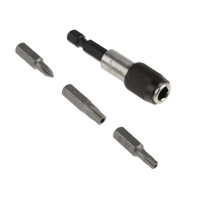 Bahco Slotted Pozidriv Torx Phillips Hex Driver Bit Set 31 Pieces Chrome Vanadium Steel 59S/31-3