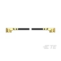 TE Connectivity UMCC Series Coaxial Cable Male UMCC to Male UMCC, 100 mm, 50 Ω, Black Fluorinated Ethylene 2015699-1