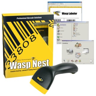 WASP CCD Barcode Scanner USB Interface Red LED 45scan/s 0-50°C 633808931346