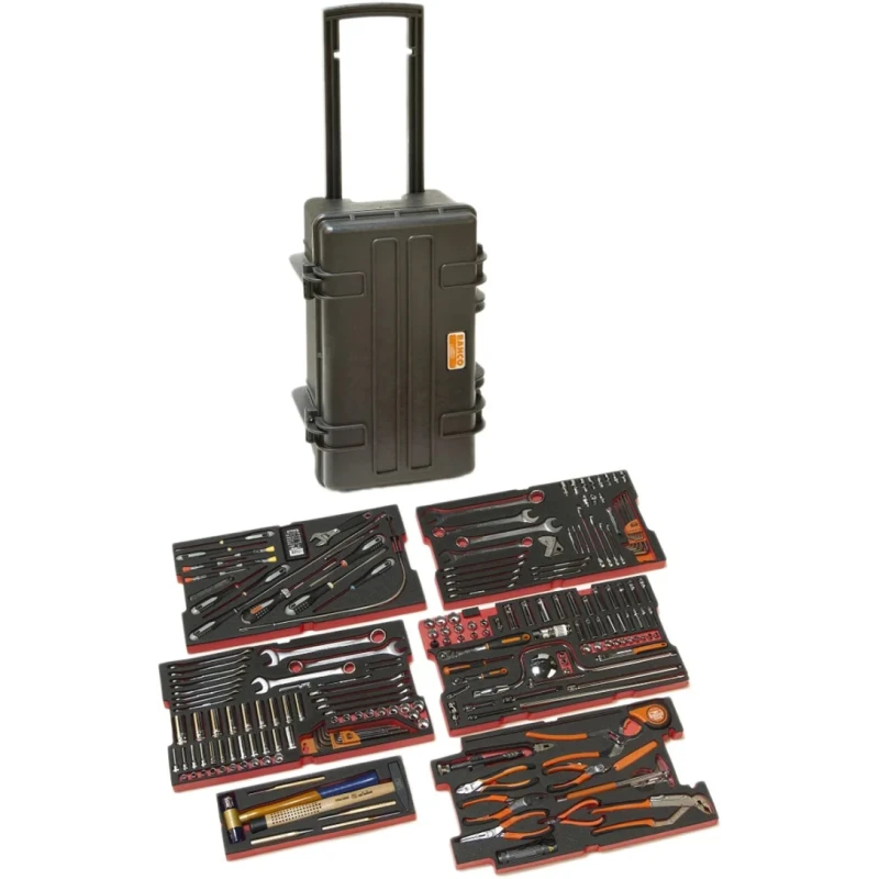 Bahco 240 Piece Heavy Duty Rigid Case Aviation Tool Kit with Box 4750RCHDW01FF1