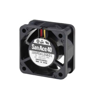 Sanyo Denki 109P Series Axial Fan 5V DC 2.3W 9.9 CFM 6300 RPM 40 x 40 x 20 mm 109P0405J601
