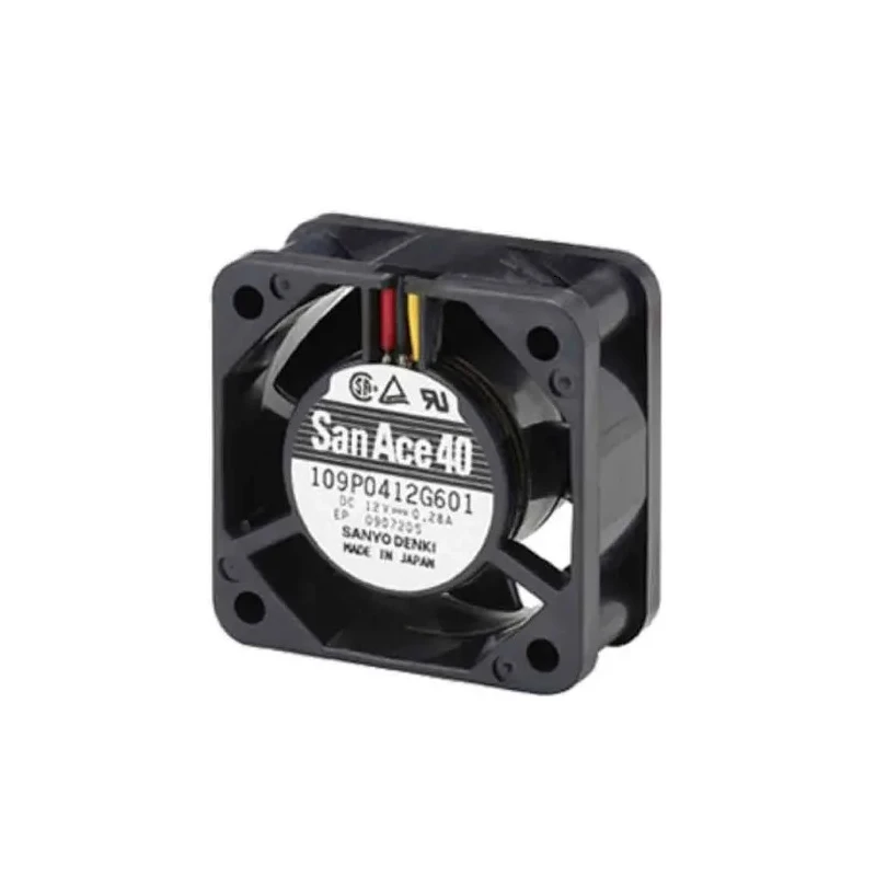 Sanyo Denki 109P Series Axial Fan 5V DC 2.3W 9.9 CFM 6300 RPM 40 x 40 x 20 mm 109P0405J601