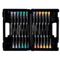Bahco Precision Screwdriver Set 24-Piece Hexagon Phillips Pozidriv Slotted Torx Tips 706-5