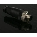 RS PRO Circular Connector 5 Contacts Cable Mount M12 Plug Male IP67 60V 4A 877-1141