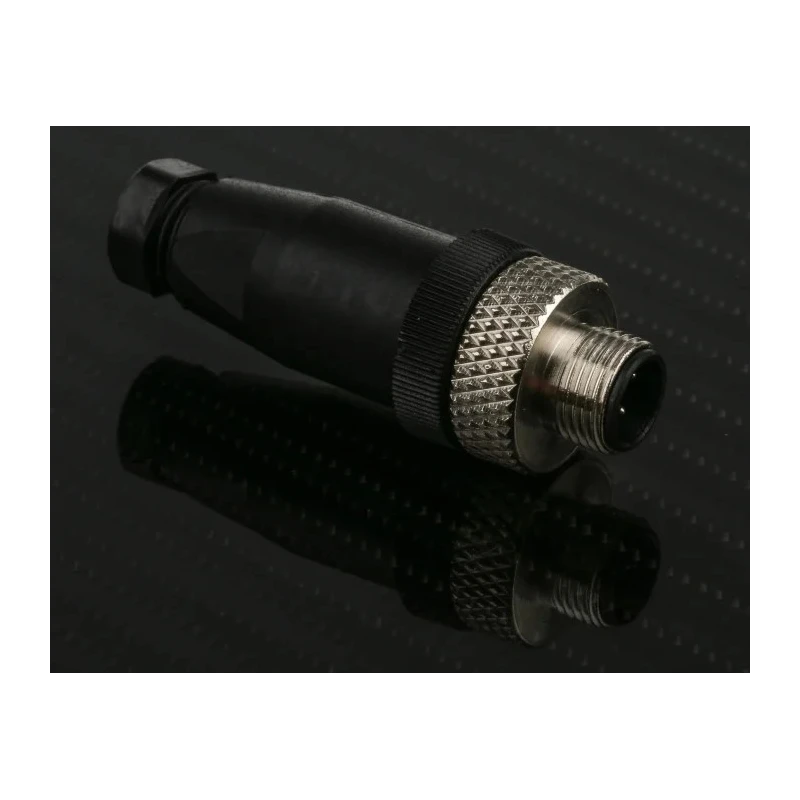 RS PRO Circular Connector 5 Contacts Cable Mount M12 Plug Male IP67 60V 4A 877-1141