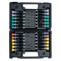 Bahco Precision Screwdriver Set 24-Piece Hexagon Phillips Pozidriv Slotted Torx Tips 706-5