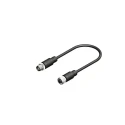RS PRO Female 8 Way Straight to Male 8 Way Straight Sensor Actuator Cable 2m 30V IP67 877-1191