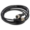 RS PRO Sensor Actuator Cable Female 4 Way Straight to Male 4 Way Straight, Polyurethane Jacket, 2m Length 877-1198