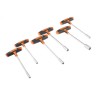 Bahco Professional Nut Driver Set with High Alloy Steel Blades, 6 Pieces, Tip Sizes 5 mm to 13 mm, 130 mm Blade, Model 903T-3