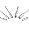 Bahco Professional Nut Driver Set with High Alloy Steel Blades, 6 Pieces, Tip Sizes 5 mm to 13 mm, 130 mm Blade, Model 903T-3