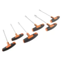 Bahco Professional Nut Driver Set with High Alloy Steel Blades, 6 Pieces, Tip Sizes 5 mm to 13 mm, 130 mm Blade, Model 903T-3