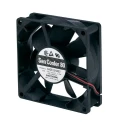 Sanyo Denki 9A Series Axial Fan, 12V DC, 72 m³/h Airflow, 2.16 W Power, 180 mA Max Current, 80 mm Square Frame 9A0812S4021