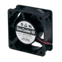 Sanyo Denki 9A Series 60 mm Square Axial Fan, 12V DC, 2.04 W, 170 mA, 6300 RPM, Ball Bearing 9A0612S4011