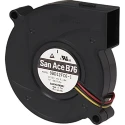 Sanyo Denki San Ace B76 Series Blower Centrifugal Fan 12V DC 10.2 CFM 76mm x 76mm x 20mm 9BD12SC6-1