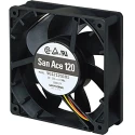 Sanyo Denki 9G Series Axial Fan 12V DC 7.32W 200.4 m³/h 119x119x38mm 9G1212E101