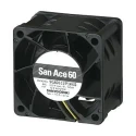 Sanyo Denki 9GA Series Axial Fan 12V DC, 90 m³/h Airflow, 11.4 W Power, 6300 RPM, Square Frame 60mm 38mm 9GA0612P1K03