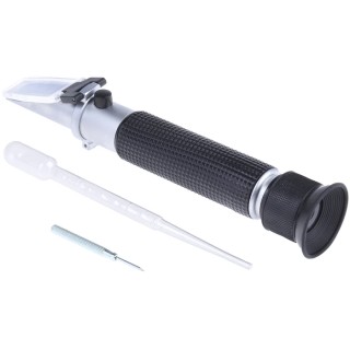 RS PRO Mix Cutting Fluids Refractometer 0-18% Brix Scale ±0.1% Accuracy 230mm Length 96mm Width 60mm Height 525g 877-1781