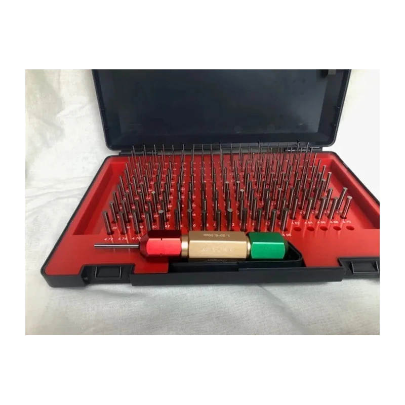 RS PRO Hole Gauge Set, 185 piece, Hardened Steel, Diameter 1.3mm to 4.98mm, Increment 0.02mm, Model 877-1804