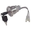 RS PRO Key Switch Stainless Steel Housing SPDT 5A 2-Position 90° Latching IP Protection IP40