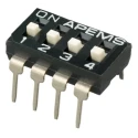 APEM Raised Actuator Slide Rotary Coded DIP Switch IKD0400101