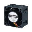 Sanyo Denki 9HV Series Axial Fan 12V DC 32.4W 2.7A 112.8 m³/h 60mm x 60mm x 38mm 9HV0612P1J0011