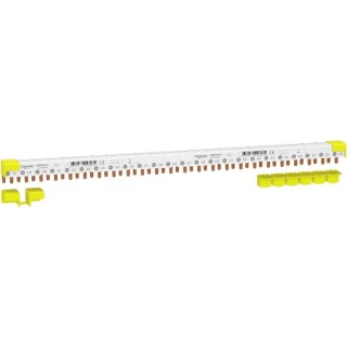 Schneider Electric Acti9 3 Phase Busbar, 18 mm Pitch, 80A Current Rating, 24 Modules Horizontal Mounting 