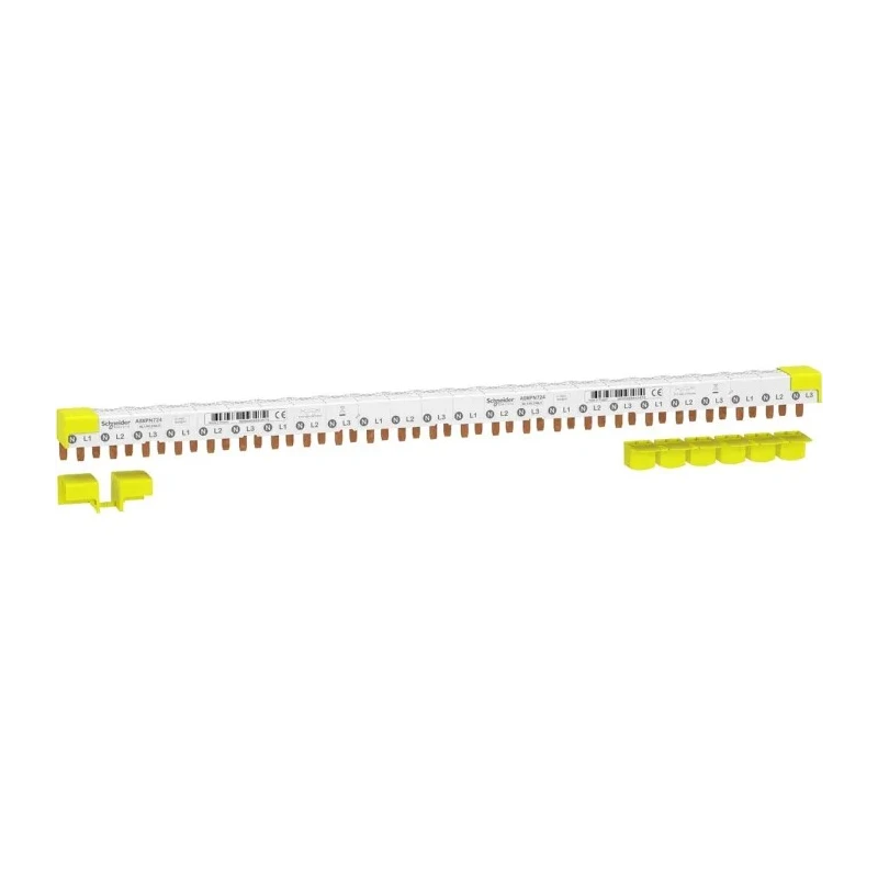 Schneider Electric Acti9 3 Phase Busbar, 18 mm Pitch, 80A Current Rating, 24 Modules Horizontal Mounting 
