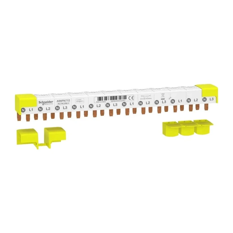 Schneider Electric Acti9 3 Phase Busbar 80A Current Rating 18 mm Pitch 