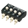 APEM Raised Actuator Slide Rotary Coded DIP Switch IKD0403101
