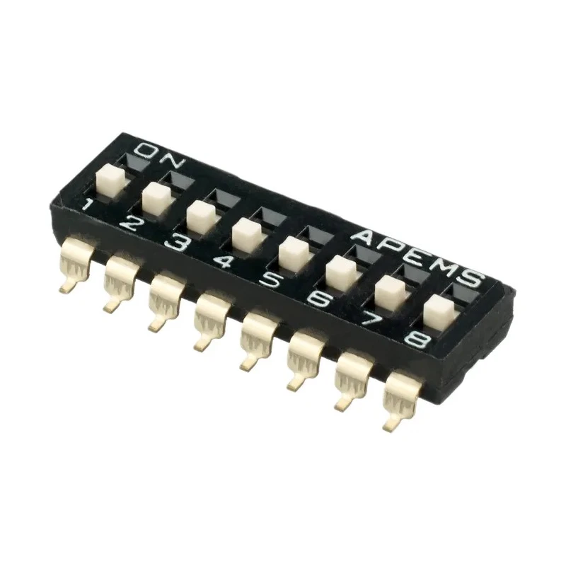 APEM Rotary Coded DIP Switch Raised Actuator Slide IKD0803101