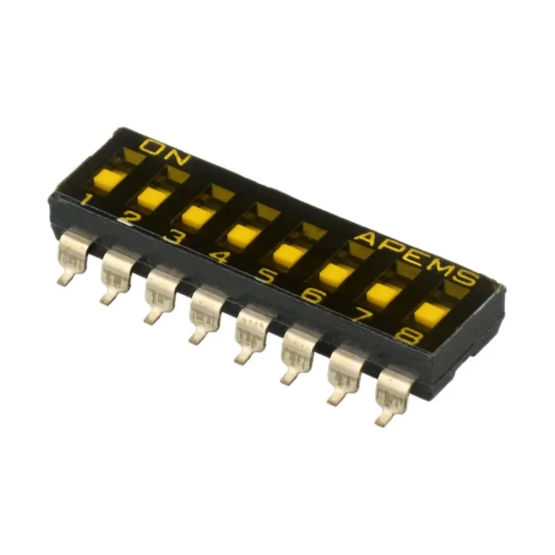 APEM Recessed Actuator Slide Rotary Coded DIP Switch IKD0804000