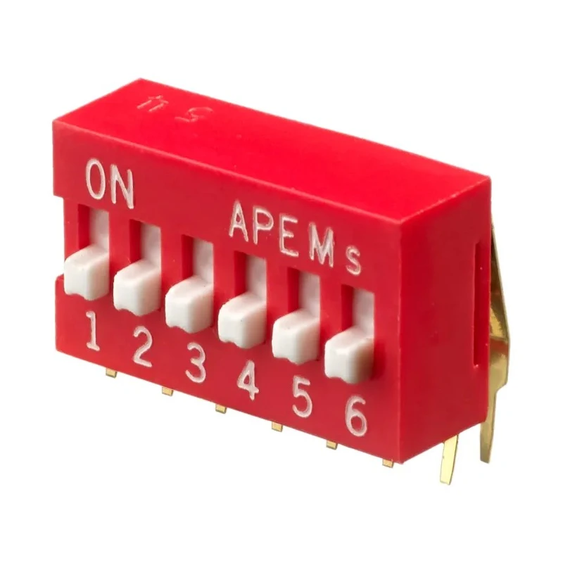 APEM Raised Rotary Coded DIP Switch DA06V