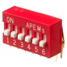 APEM Raised Rotary Coded DIP Switch DA06V