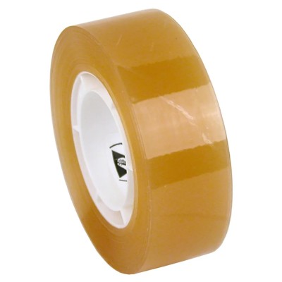 Desco Europe ESD Tape 18mm Width x 32.9m Length Rubber Base Cellulose Backing Transparent 242291