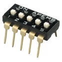 APEM Raised Actuator Slide Rotary Coded DIP Switch Through Hole IKD0500101