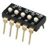 APEM Raised Actuator Slide Rotary Coded DIP Switch Through Hole IKD0500101