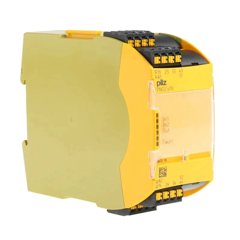 Pilz PNOZ s10 C Safety Relay 24V dc Coil Voltage 4 Safety Contacts 1 Auxiliary Contact 2W Power Consumption 751110