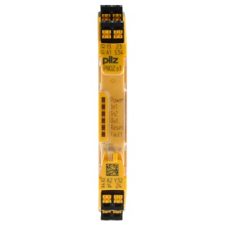 Pilz Safety Relay PNOZ s1 C 24V DC, 2 Safety Contacts, 1 Auxiliary Contact, Plug-in Mount, 2W Power Consumption 751101