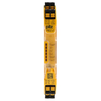 Pilz Safety Relay PNOZ s1 C 24V DC, 2 Safety Contacts, 1 Auxiliary Contact, Plug-in Mount, 2W Power Consumption 751101