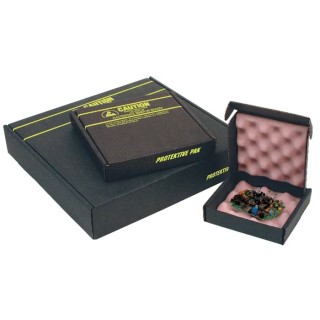 Desco Europe Conductive Foam ESD Storage Box 318 mm Length 267 mm Width 64 mm Height CWE-22322