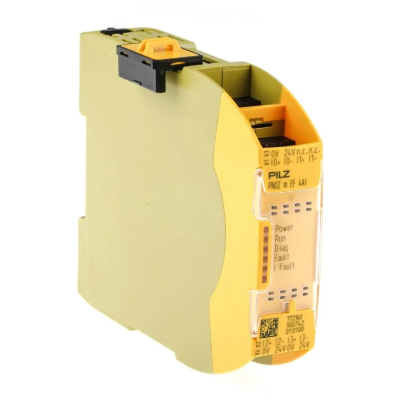 Pilz Safety Controller with 4 Safety Inputs, 24V dc Supply, DIN Rail Mount, Safety Category 4, Model 772160