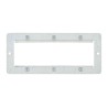 MK Electric Light Grey 3 Compartment Data Module Floor Box 272mm CXP30503GALV