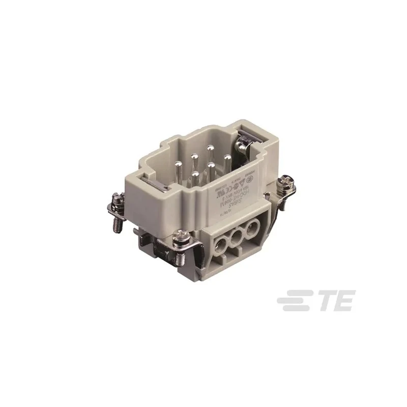 TE Connectivity Heavy Duty Power Connector Insert, 16A, HDC HE Series Male, 6 Contacts T2040062101-000