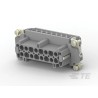 TE Connectivity Heavy Duty Power Connector Insert 16A 500V Panel Mount 16 Contacts HDC HE Series T2040162201-000
