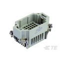 TE Connectivity Heavy Duty Power Connector Insert 42 Contacts 10A 250V HDC HDD Series Male T2030422101-000