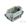 TE Connectivity Heavy Duty Power Connector Insert 42 Contacts 10A 250V HDC HDD Series Male T2030422101-000